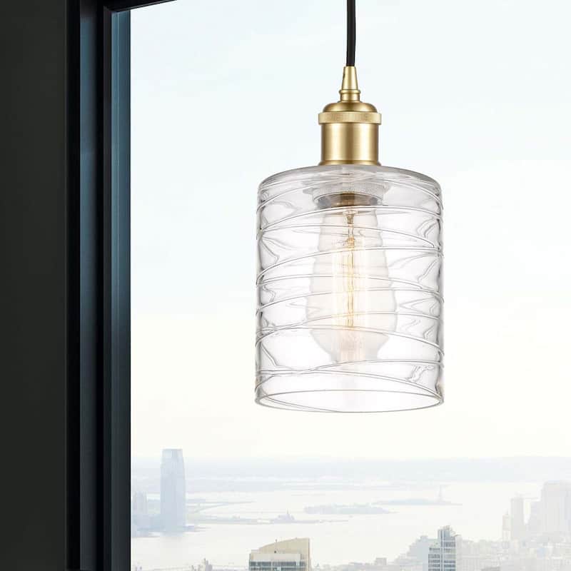 Innovations Lighting 516-1P-8-5 Cobbleskill Pendant Cobbleskill 5"