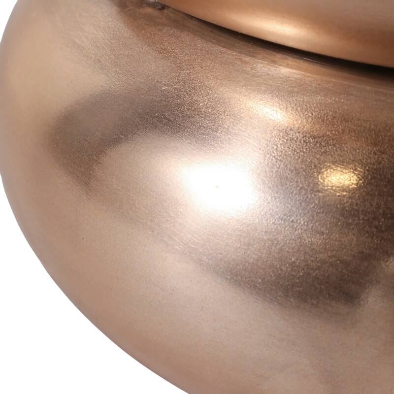 Metal Aluminum Sculptural Accent Table Savoir Trend - 20" Bronze - 20.0"