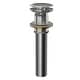 preview thumbnail 1 of 2, Karran Pop-Up Vanity Bowl Drain with Overflow Chrome