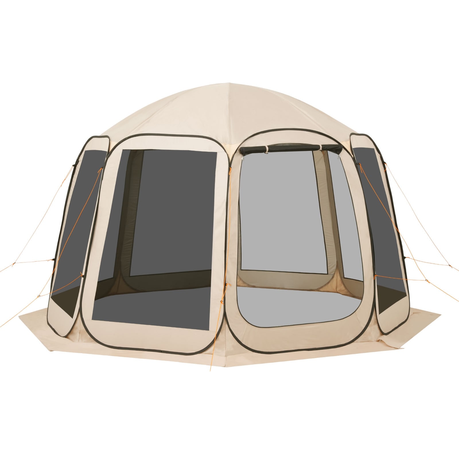 10-12 Person Pop Up Screen Tent Portable Screened in Canopy with Carry Bag