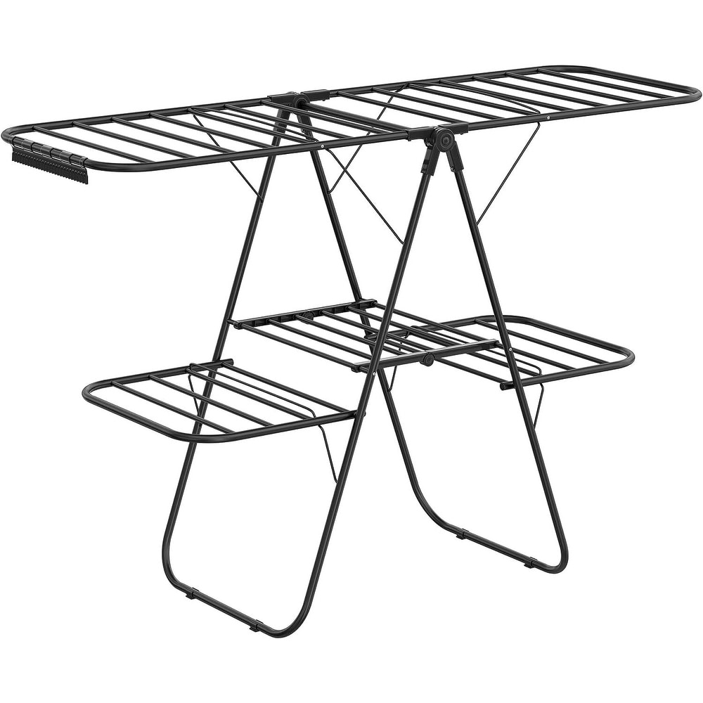BirdRock Home Folding Steel Clothes Drying Rack - 3 Tier - Grey - On Sale -  Bed Bath & Beyond - 32036091