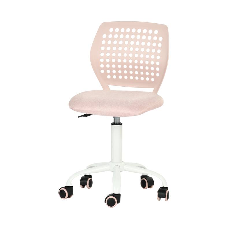 Homy Casa Adjustable Swivel Office Chair Wheels, Modern Study Chair