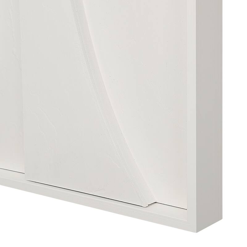 Renwil Marsh 18" Wide Wall Decor, Matte White