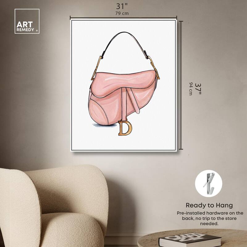 Doll Memories - Blush Pink Bag Canvas by Art Remedy