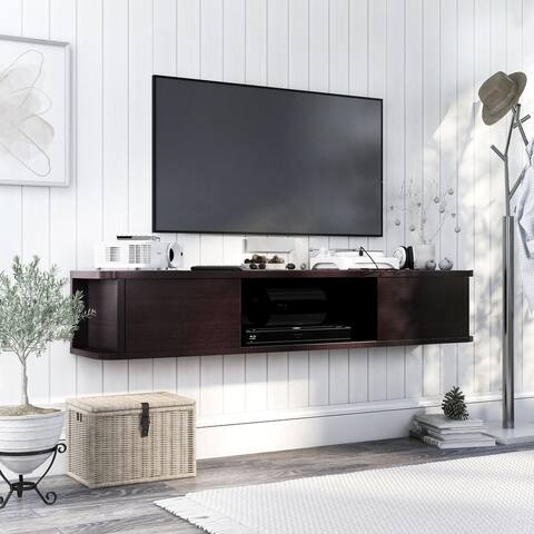 Copper Grove Tetritsqaro 60-inch 3-shelf Wall-mounted TV Console