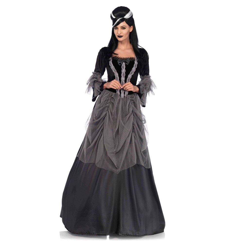 Womens Gothic Victorian Ball Gown Halloween Costume On Sale Overstock 28812981 Black velvet gothic victorian ball gowns. womens gothic victorian ball gown halloween costume