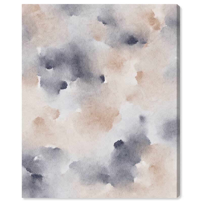 Art Remedy Fluff And Cotton Gallery Wrapped Watercolor Boho Abstracts - 36 x 45