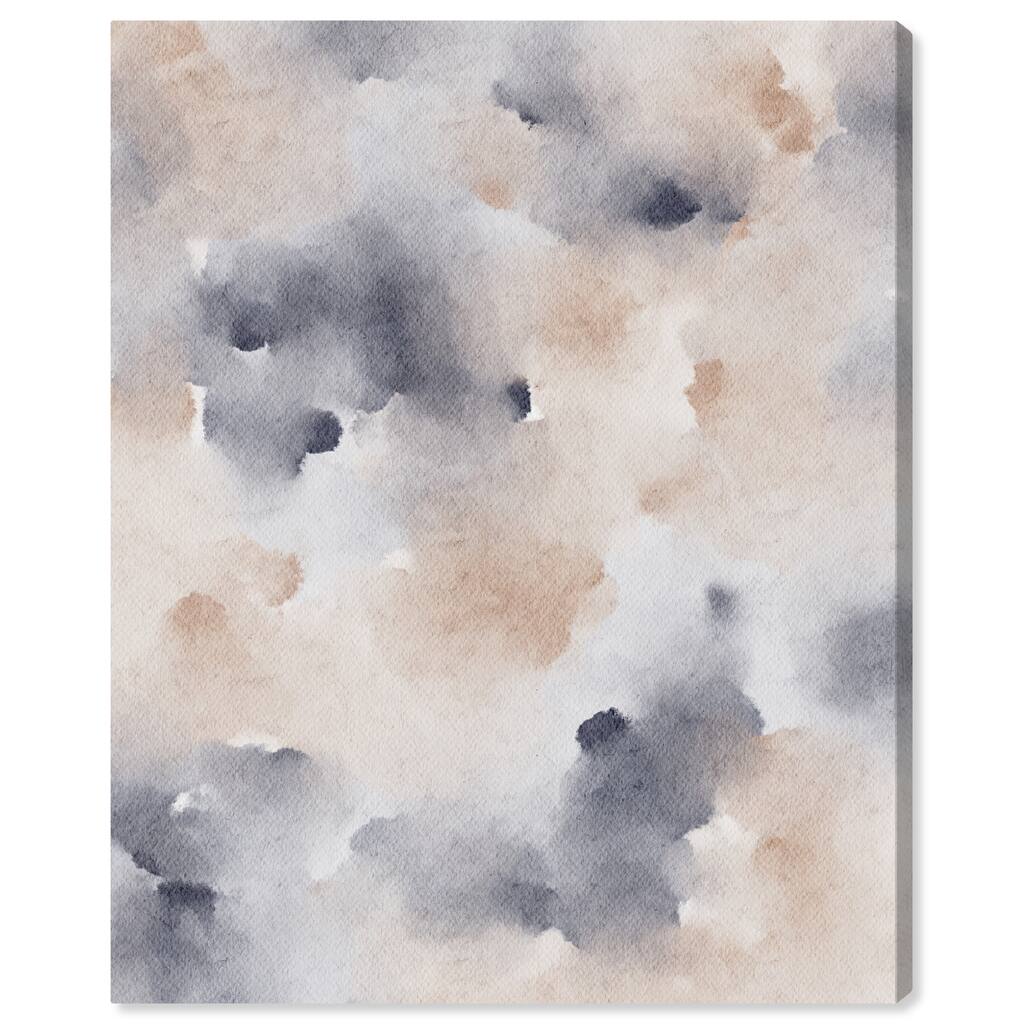 Art Remedy Fluff And Cotton Gallery Wrapped Watercolor Boho Abstracts