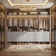 preview thumbnail 56 of 81, Cimly Closet System with Wood Drawers and Hanging Rods, Organizer Wardrobe for Walk-in and Reach-in Closet Set of 4 - Grey