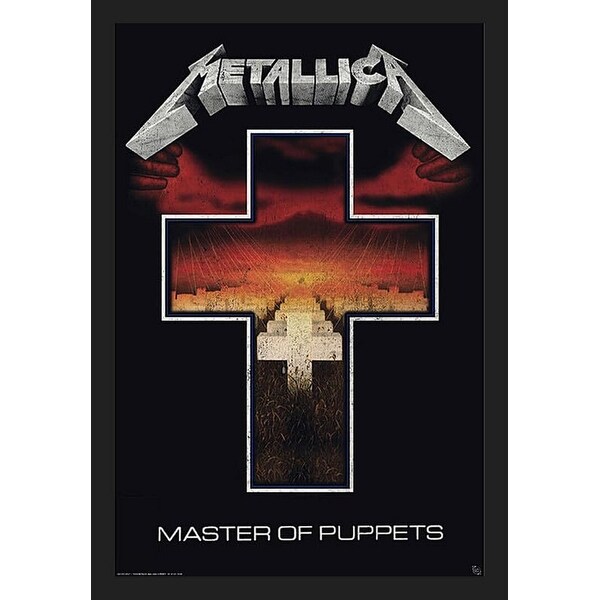 Metallica Master of Puppets Album Cover Framed Poster - 24 x