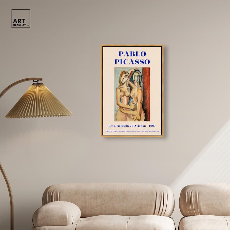 Picasso's Avignon Canvas by Art Remedy