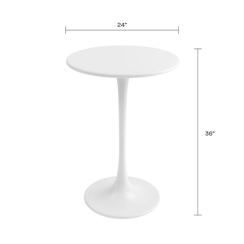 Kurv 3-Piece Counter Height Bistro Set, Weather Resistant, Indoor/Outdoor