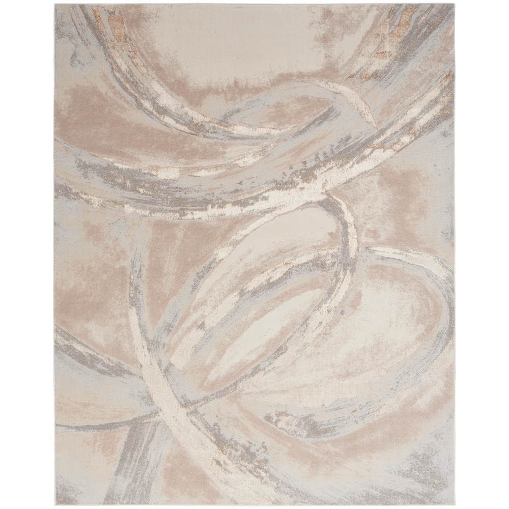 Nourison Brushstrokes Indoor only Abstract Area Rug