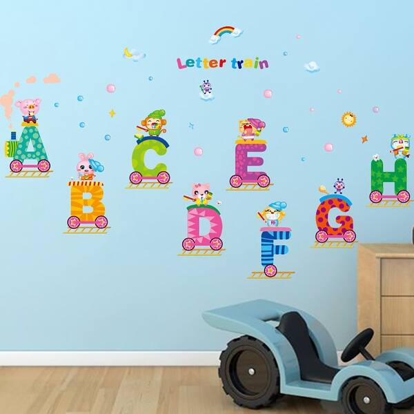 Shop Chezmax Diy Alphabet Abc Wall Decals Wall Stickers Removable