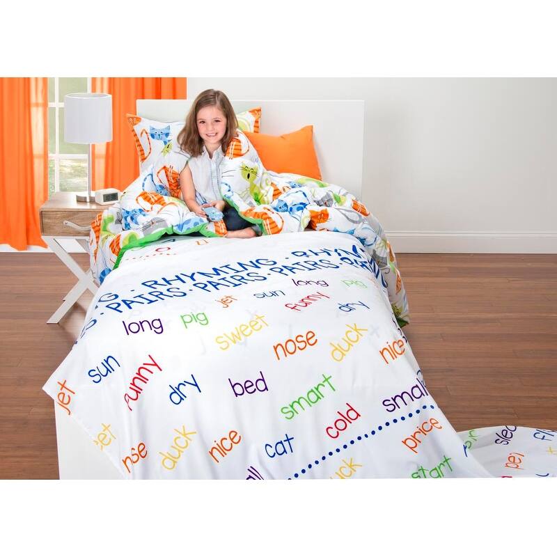 Learning Linens Solid Color 84-inch Microfiber Rod Pocket Curtain