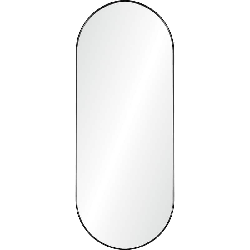 Renwil Ammar Framed Matte Black Mirror - Large