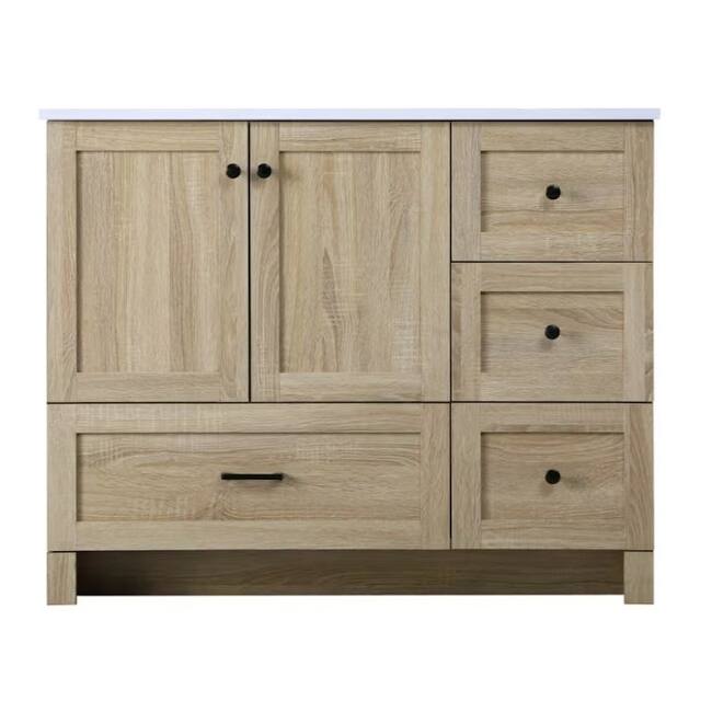Elegant Lighting VF2842 Soma 42" Free Standing Single Basin Vanity Set