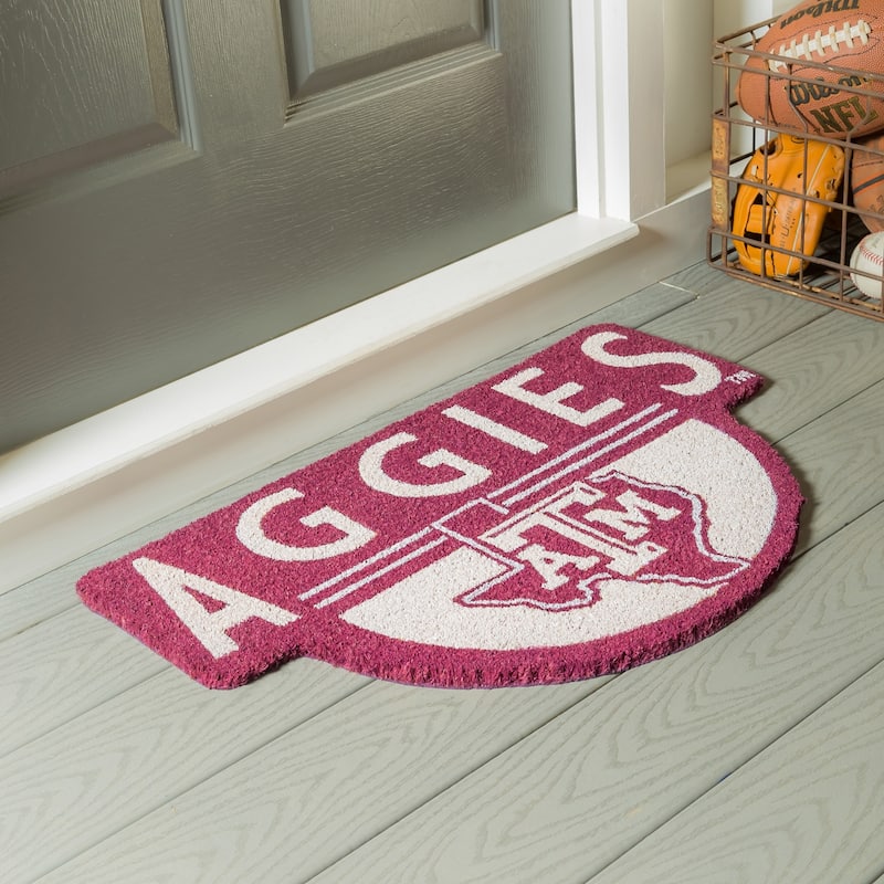 28 in. x 18 in. Texas A&M, Shaped Coir
