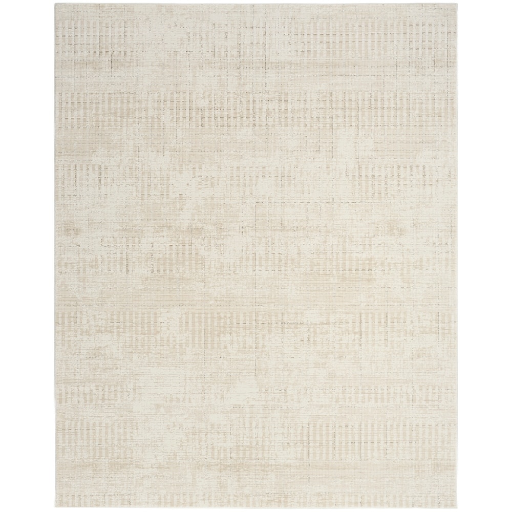 DKNY Grand Street Indoor only Beige Abstract Area Rug