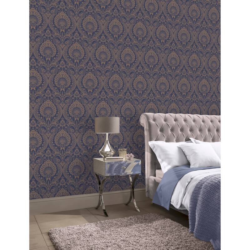 Arthouse Berenice Rose Gold Luxe Wallpaper