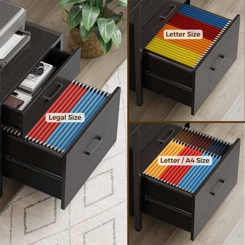 Computer Desk 65" with File Drawer
