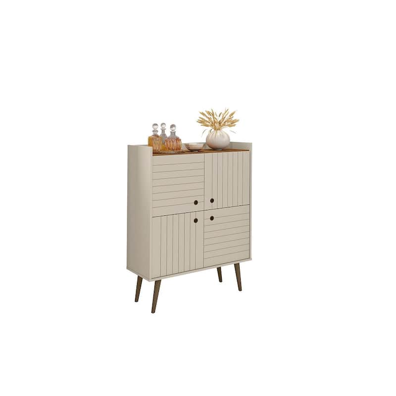 Manhattan Comfort Bogart 45.5" Mid-Century Modern Accent Cabinet