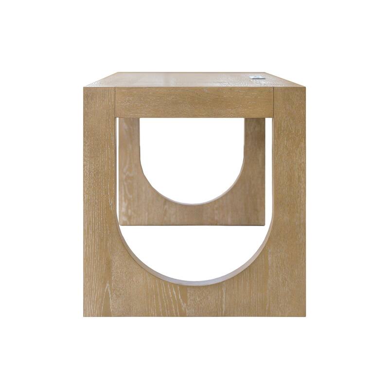 Modern Wood Writing Desk, Office Desk, Storage Desk, Writing Table, Light Brown