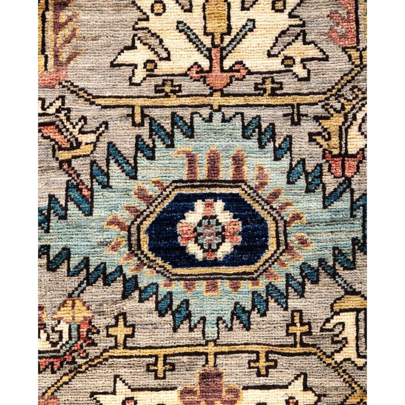 Serapi One-of-a-Kind Hand-Knotted Area Rug - Gray - 4' 1" x 5' 11"