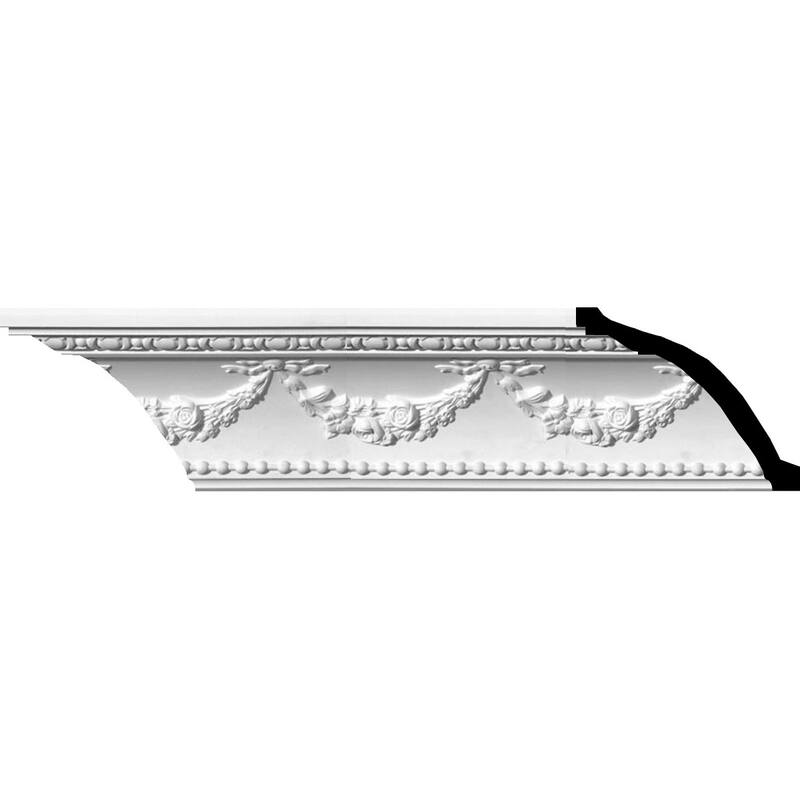 Floral Swag Crown Moulding