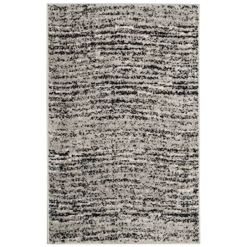 SAFAVIEH Adirondack Bihter Vintage Abstract Rug - 2'6" x 4' - Black/Silver