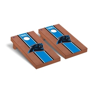 Carolina Panthers NFL Football Rosewood Cornhole Board Set 2
