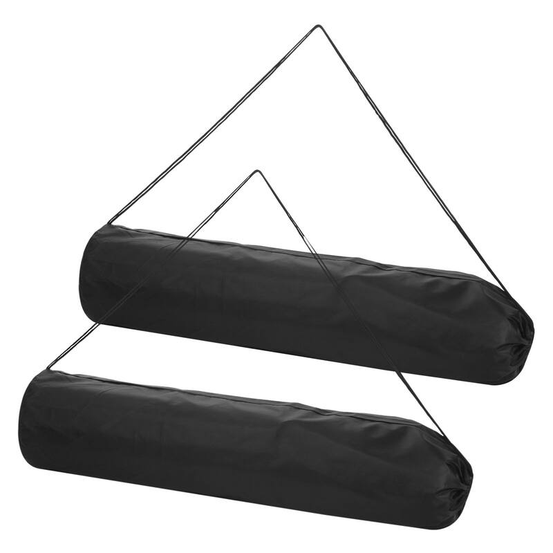 2Pcs 35" Camp Chair Replacement Bag Nylon Foldable Carry Storage Bag with Strap - Black