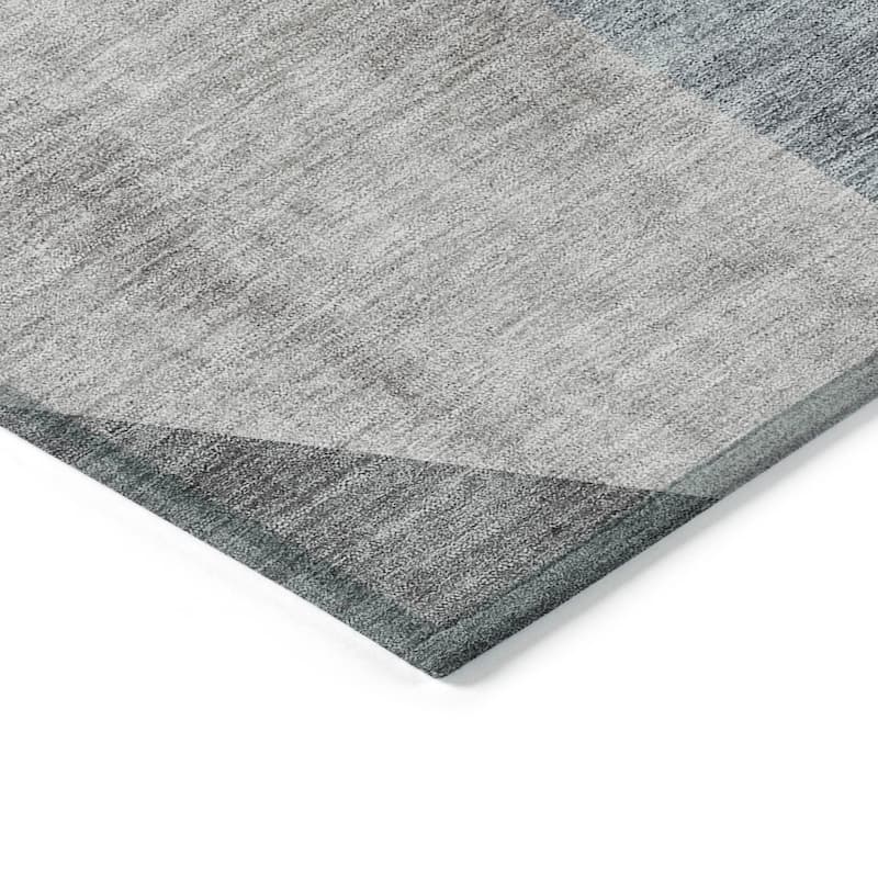 Machine Washable Indoor/ Outdoor Chantille Modern Prism Rug