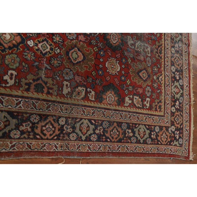 Mahal Persian Antique Area Rug Hand-Knotted Wool Carpet - 6'9"x 9'11"