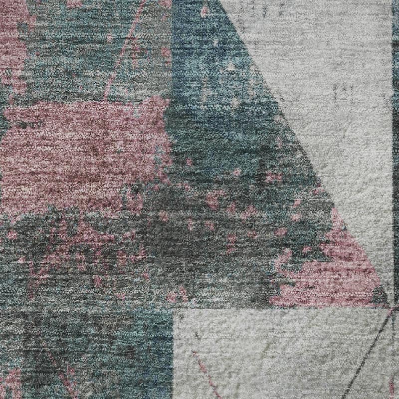 Premium Washable Super Soft Contemporary Mosaic Mayfield Rug