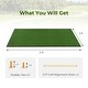 preview thumbnail 9 of 28, 5 x 3 ft Artificial Turf Grass Practice Mat for Indoors and Outdoors