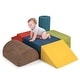 preview thumbnail 20 of 21, 6-Piece Soft Climbing Blocks for Babies, High-Density Foam, Carrying Handles for Easy Storage - 20" x 16" x 10" (L x W x H)
