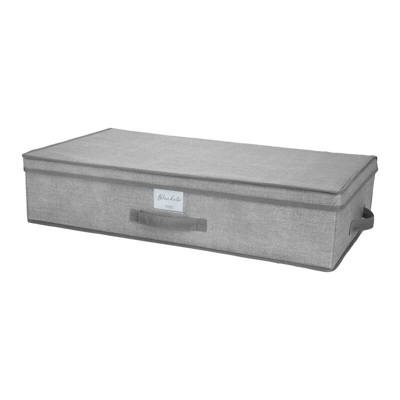 Simplify Under the Bed Storage Box in Heather Grey - 28"x 16"x 6"
