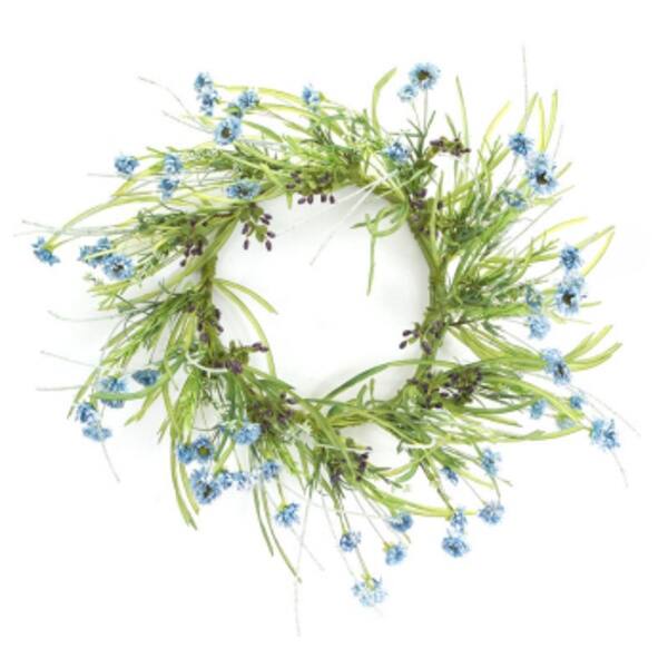 Shop Pack Of 2 Eva Surreal Spring Bouquet Cornflower Blue And