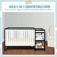 preview thumbnail 7 of 12, Dream On Me Milo 5-In-1 Convertible Crib and Changing Table I Free Changing Pad