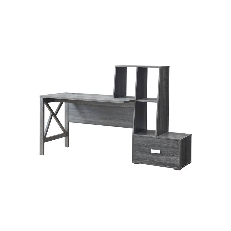 Jessica Modern 70-inch Computer Desk with USB Ports by Furniture of America