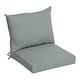 preview thumbnail 39 of 46, Arden Selections Leala Texture 21-inch Square Patio Chair Cushion Set