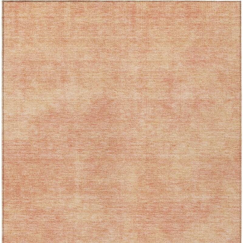 HomeRoots Solid Color Transitional Rectangle Outdoor Rug