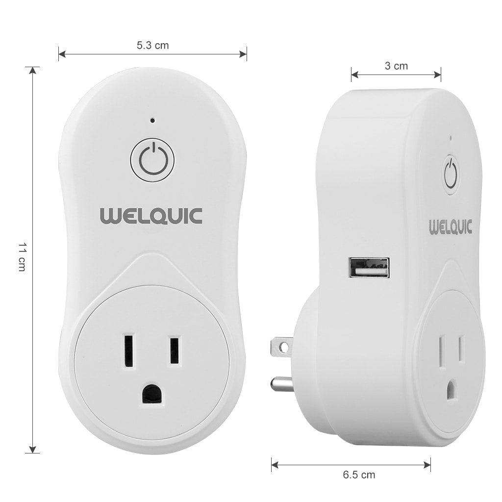 Welquic Smart Control Wi-Fi USB Socket Wireless Remote Control