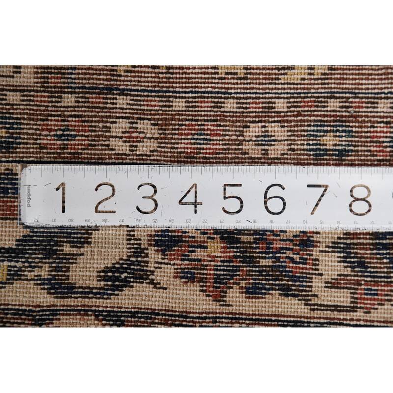 Bakhtiari Vintage Persian Rug Hand-Knotted Geometric Wool Carpet - 5'2" x 9'11"