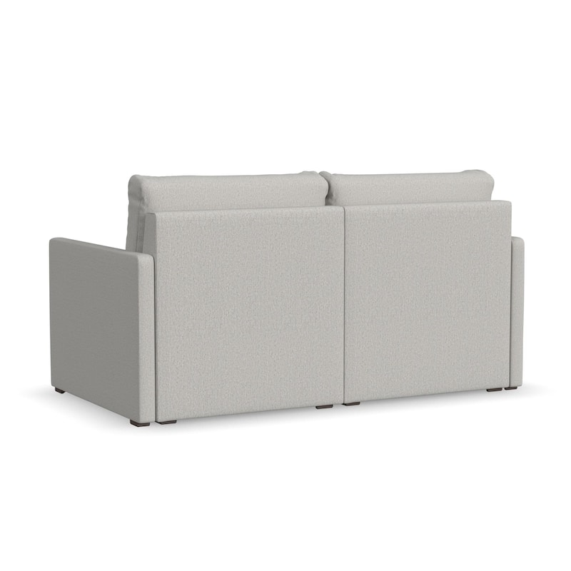 Flex 68" Square Arm Modular Loveseat by Flexsteel - 70" x 35" x 37"