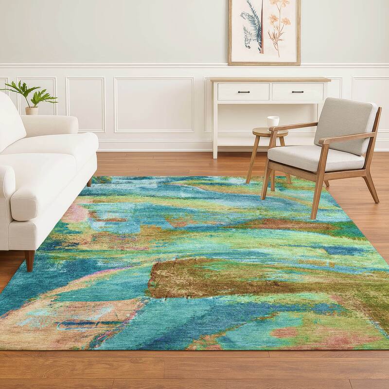 Premium Washable Super Soft Abstract Mayfield Rug