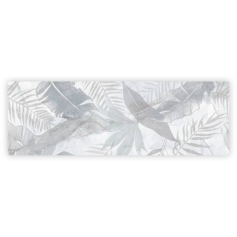 Apollo tile 16" x 48" Strata 3rd Fired White Gray Ceramic Tile (10.34 sq ft/case) - 2 Pack