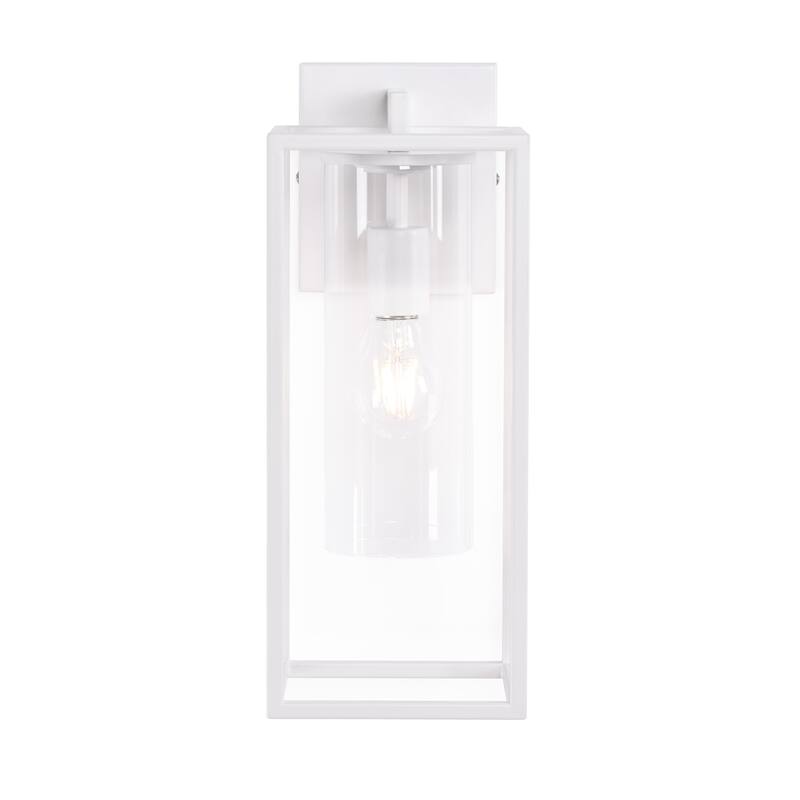 2 Pack Outdoor Wall Lights, Outdoor Wall Lantern with Glass Shade