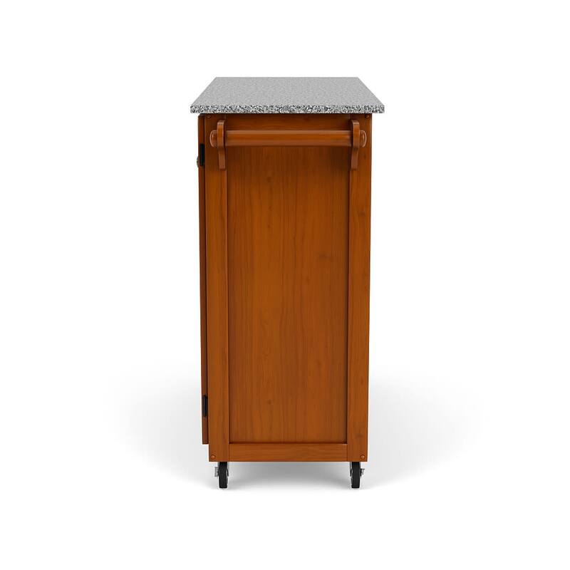 Homestyles Create-A-Cart Brown Wood Kitchen Cart - 48" x 18" x 36"